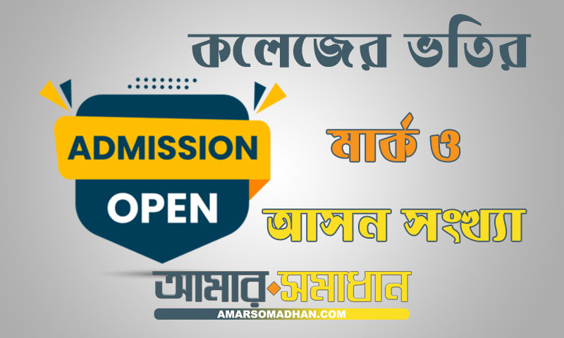 রাজশাহী বিভিন্ন কলেজের ভর্তির মার্ক ও আসন সংখ্যা